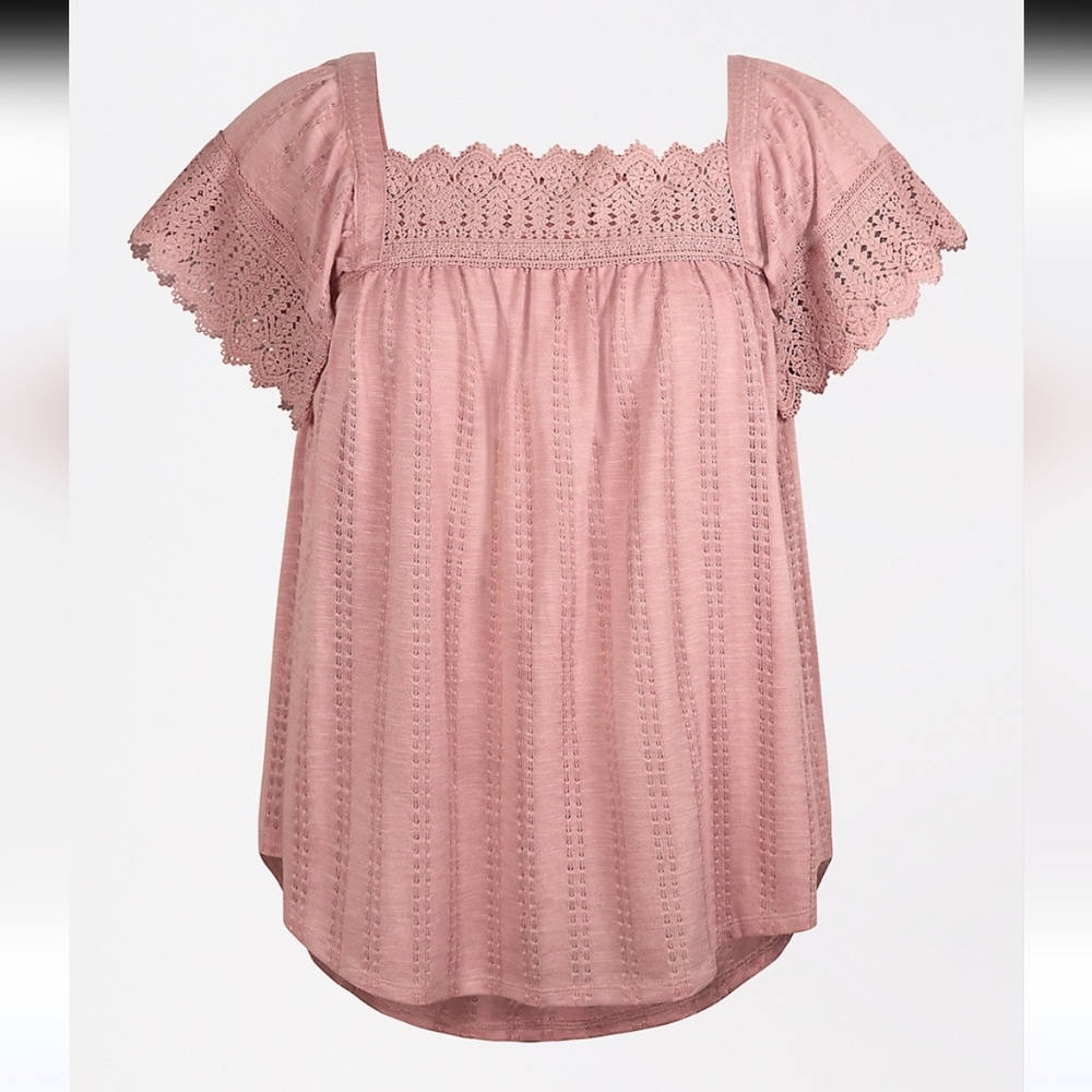 NEW Maurice's embroidered top size XXL